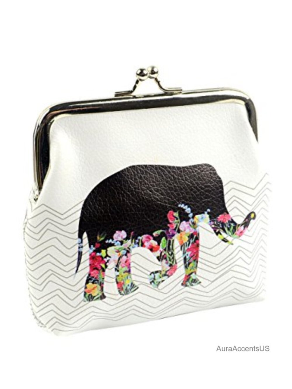 Women's Cute PU Leather Buckle Coin Purse Credit Card Holder Cash Small Wallet